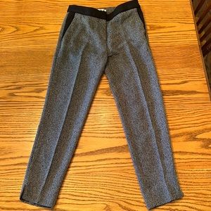 H&M Black and Gray Women's Trousers